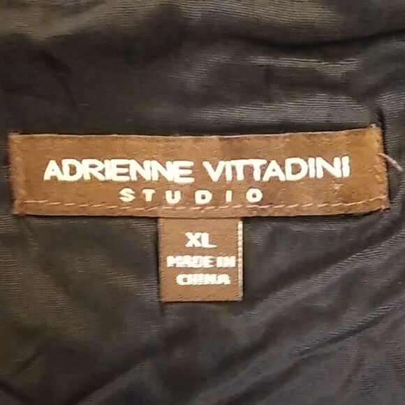 Adrienne Vittadini Jacket Size XL Black NWOT - Picture 10 of 11